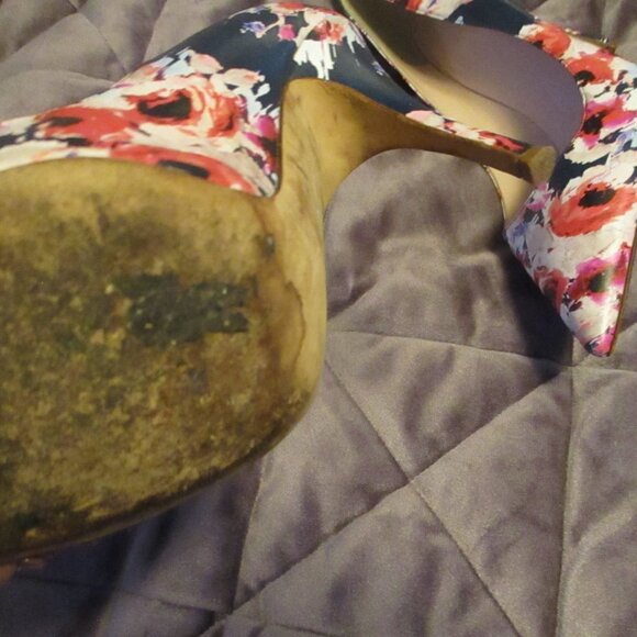 kate spade colorful high heels sz  8.5 M  in real good shape 4" heels - Picture 4 of 5